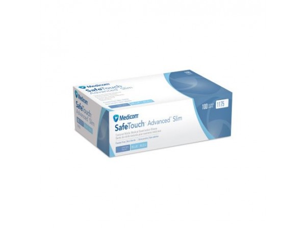 Medicom SafeTouch® Advanced SlimBlue нітрил неопудрені